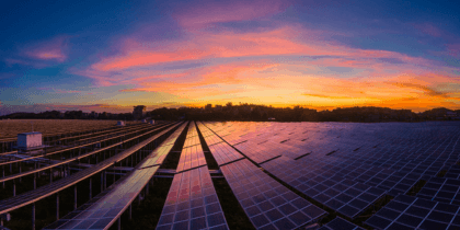 Large solar farm