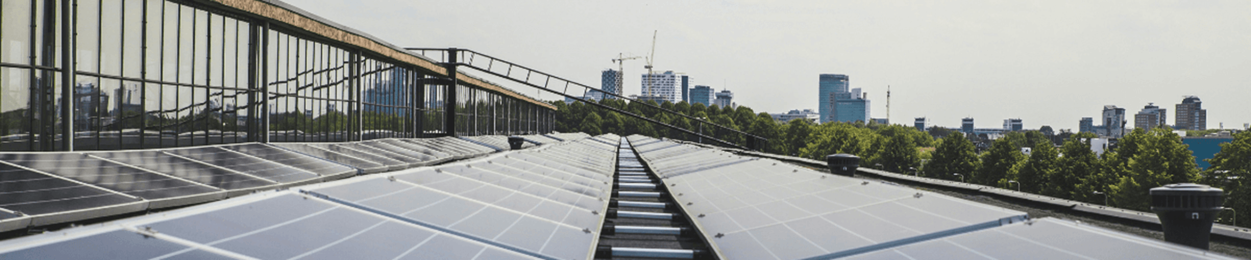 Black and white solar panels