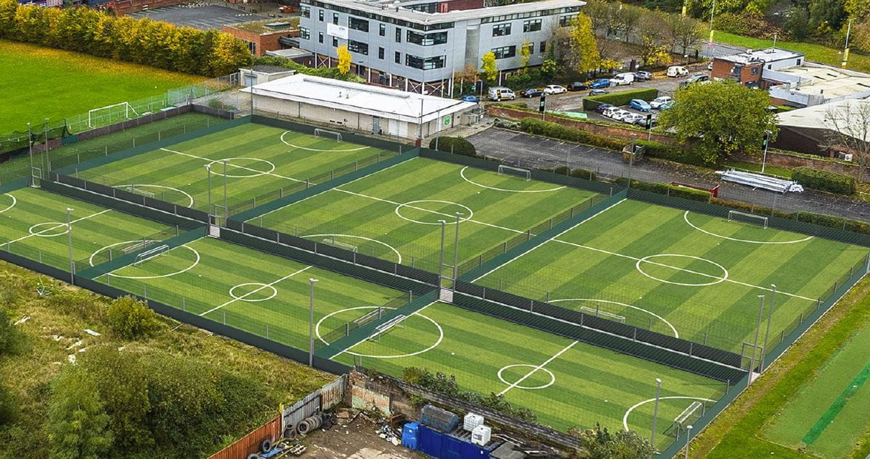Outdoor football courts