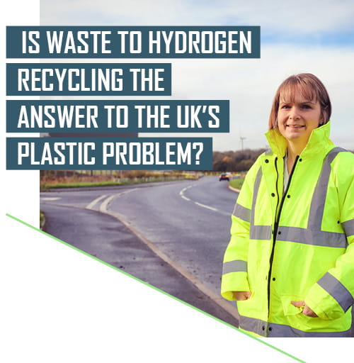 Infrastructure expert in front of Protos plant