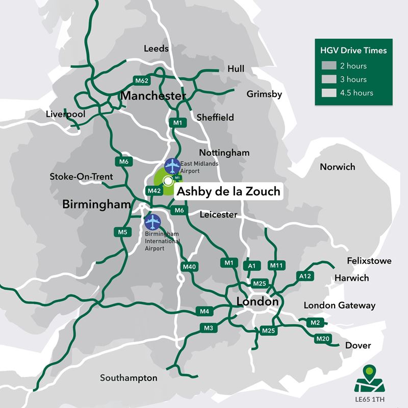 736,487 Sq Ft , G-Park, Corkscrew Lane LE65 - Available