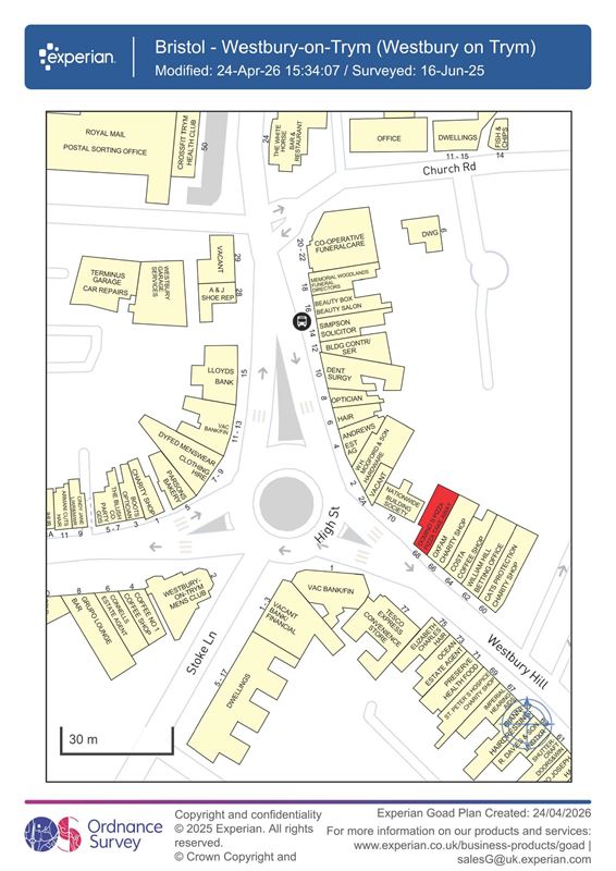 61.2 Sq M , Unit 1, 68 Westbury Hill BS9 - Available