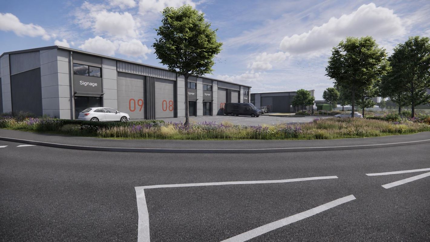 1,410 to 15,327 Sq Ft , Proposed Industrial Units , The Shade CB7 - Available
