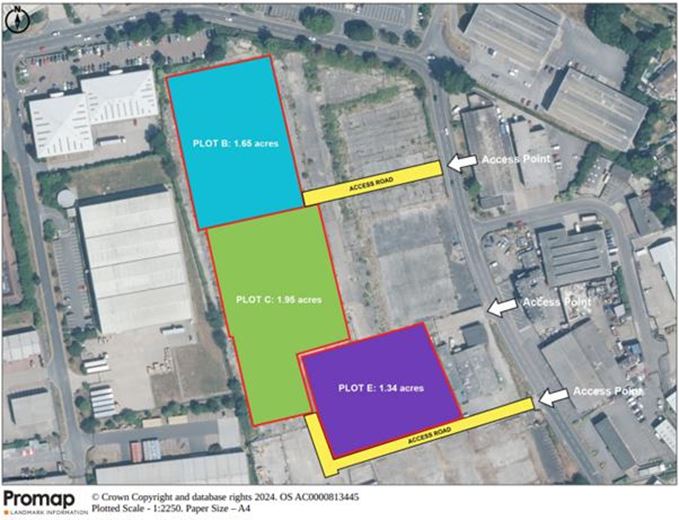 4.5 acres , Land At Park Farm Retail Park, Park Farm Road CT19 - Available