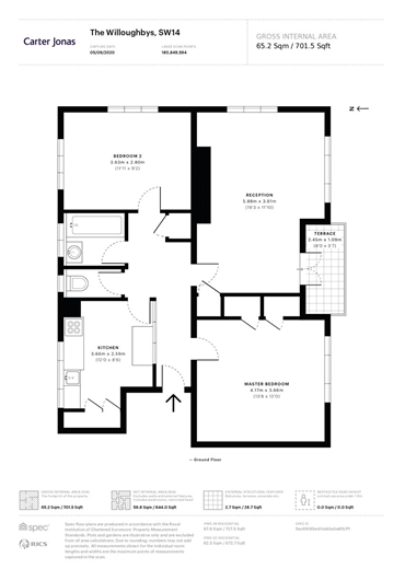 2 bedroom flat, The Willoughbys, London SW14 - Let Agreed