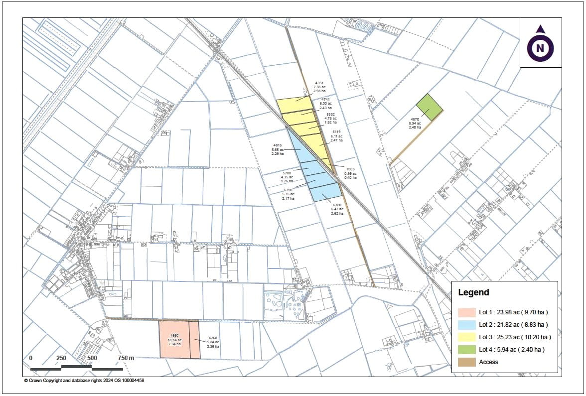 5.9 acres Land, Land At Pymoor - Lot 4, Main Drove, Little Downham CB6 - Available