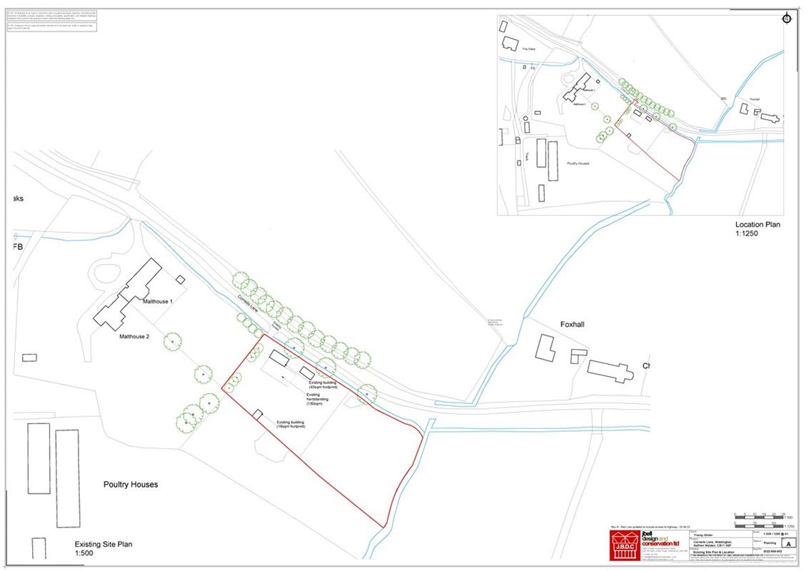 bedroom development plot, Cornells Lane, Widdington CB11 - Sold STC