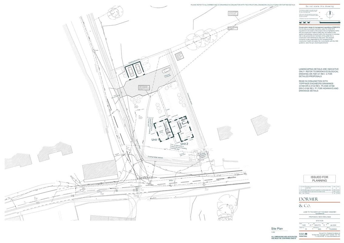  bedroom development plot, Land To The North Of The B6267, Ainderby Quernhow YO7 - Sold