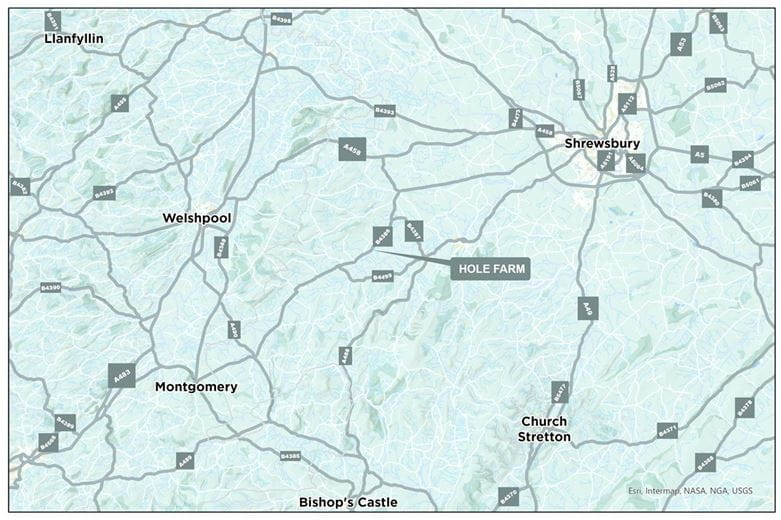 30.6 acres Land, Aston Pigott, Westbury SY5 - Available