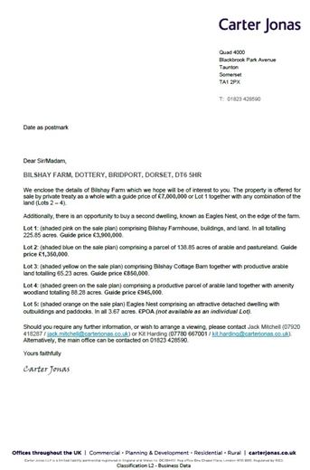 518 acres Farm, Dottery, Bridport DT6 - Sold