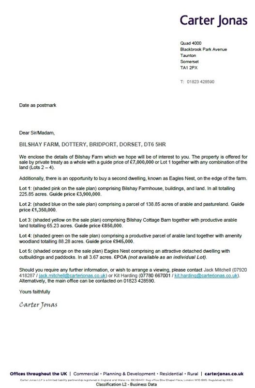 518 acres Farm, Dottery, Bridport DT6 - Sold