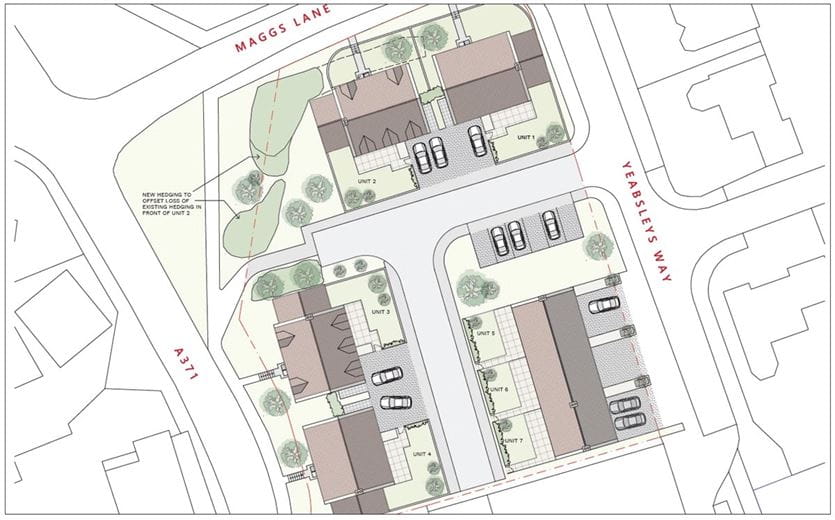 0.93 acres , Development Site At Maggs Lane, Ansford BA7 - Available