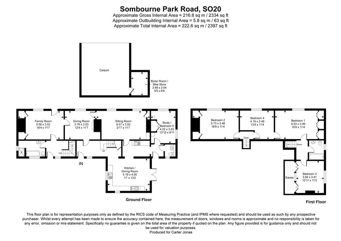 4 bedroom house, North Park Farm, Little Somborne SO20 - Available