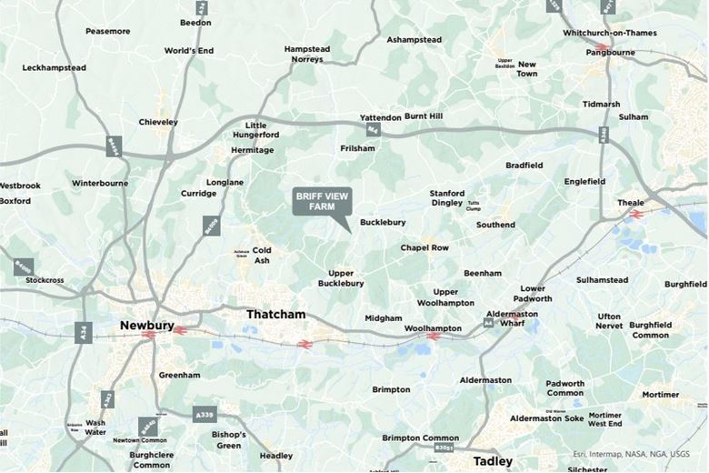 38.2 acres House, Briff Lane, Bucklebury RG7 - Sold