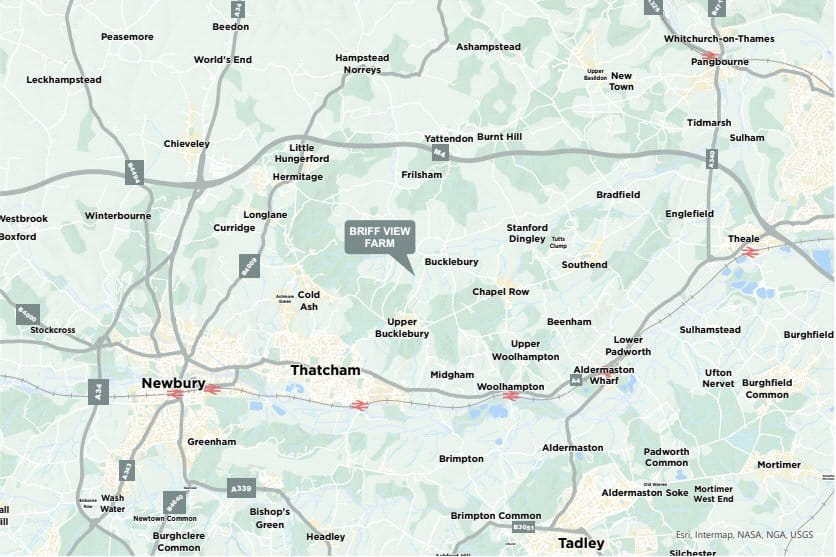 38.2 acres House, Briff Lane, Bucklebury RG7 - Sold