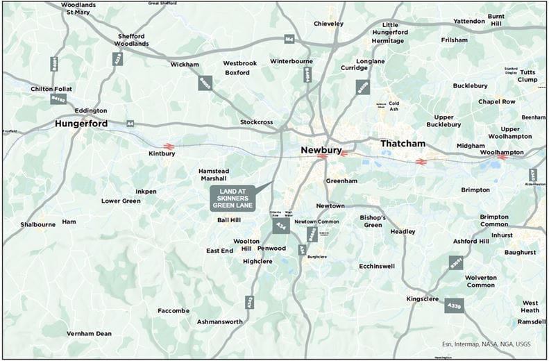 8.4 acres Land, Newbury, Berkshire RG14 - Available