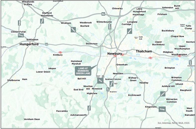 4.2 acres Land, Newbury, Berkshire RG14 - Available