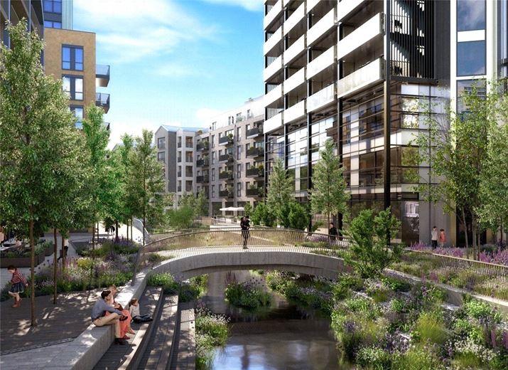 1 bedroom flat, Artisan Tower, 2 Mill Stream Walk SW18 - Available